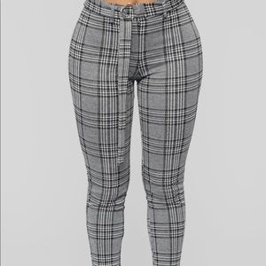 Plaid pants